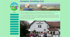 Desktop Screenshot of nuneaton-rambling.org.uk